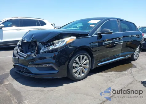2017 Hyundai Sonata Sport z USA, uszkodzony, nr VIN 5NPE34AFXHH524990